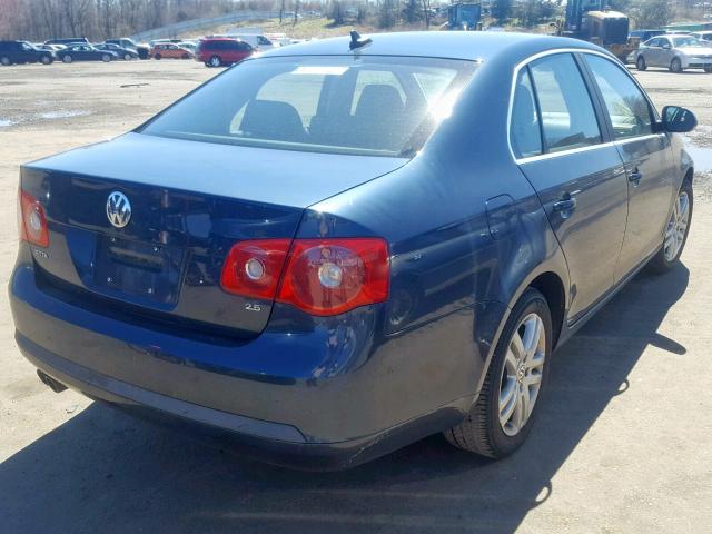 3VWSG71K87M011426 - 2007 VOLKSWAGEN JETTA 2.5 BLUE photo 4