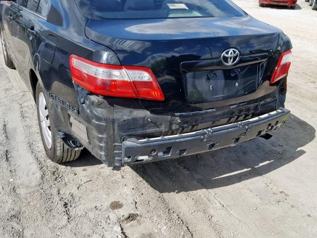 4T1BE46K67U545306 - 2007 TOYOTA CAMRY NEW BLACK photo 9