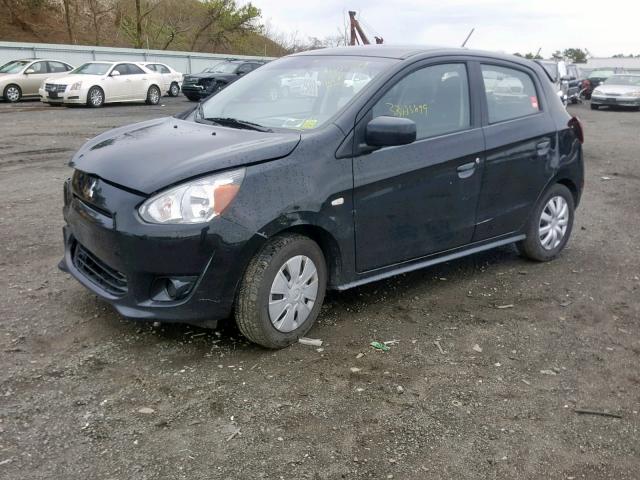 ML32A3HJ7FH008386 - 2015 MITSUBISHI MIRAGE DE BLACK photo 2