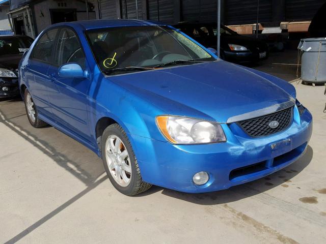 KNAFE122265320316 - 2006 KIA NEW SPECTR BLUE photo 1