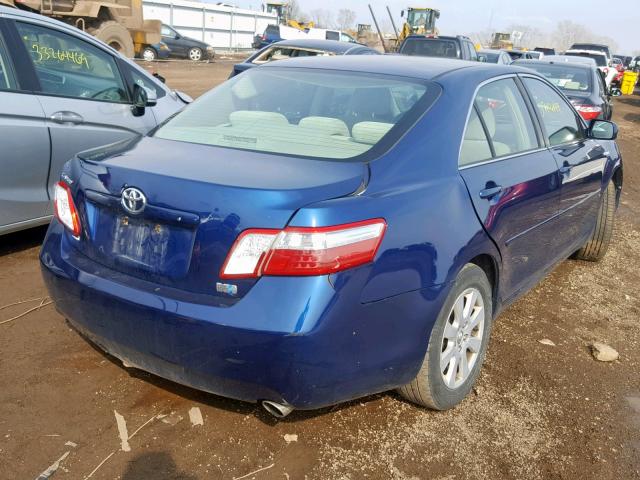 4T1BB46K09U083790 - 2009 TOYOTA CAMRY HYBR BLUE photo 4