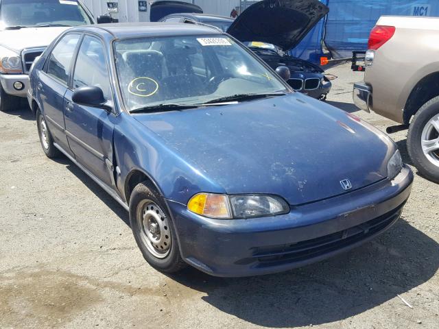 1HGEG8640SL005776 - 1995 HONDA CIVIC DX BLUE photo 1