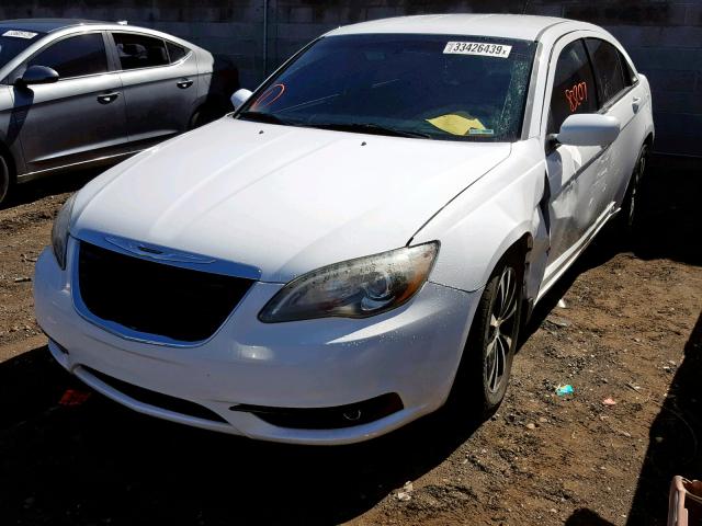 1C3CCBBG1CN249946 - 2012 CHRYSLER 200 TOURIN WHITE photo 2