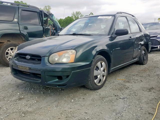 JF1GG65544G820134 - 2004 SUBARU IMPREZA TS GREEN photo 2