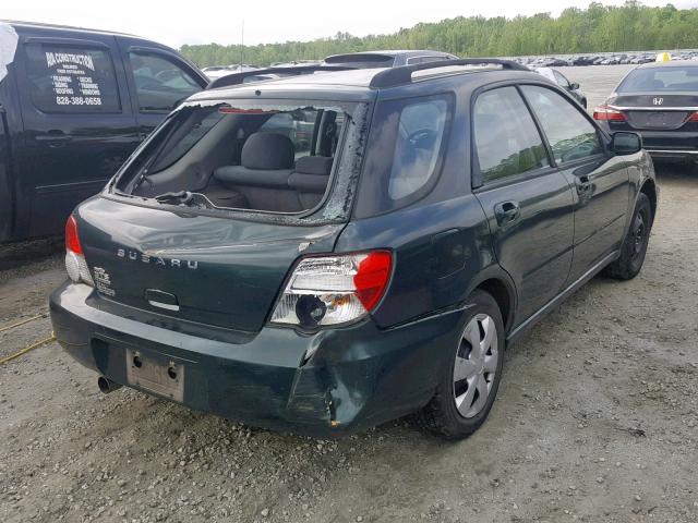 JF1GG65544G820134 - 2004 SUBARU IMPREZA TS GREEN photo 4