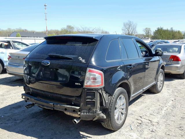 2FMDK38C27BA78716 - 2007 FORD EDGE SEL BLACK photo 4