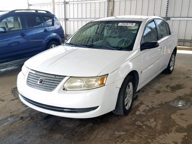 1G8AJ55F07Z134499 - 2007 SATURN ION LEVEL WHITE photo 2