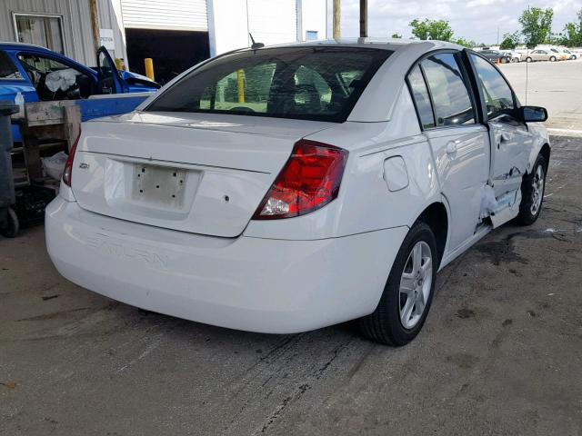 1G8AJ55F07Z134499 - 2007 SATURN ION LEVEL WHITE photo 4