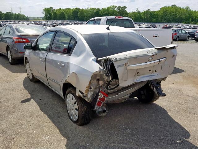 3N1AB6AP8BL658638 - 2011 NISSAN SENTRA 2.0 GRAY photo 3