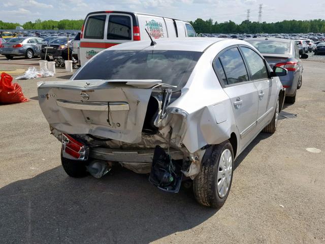 3N1AB6AP8BL658638 - 2011 NISSAN SENTRA 2.0 GRAY photo 4