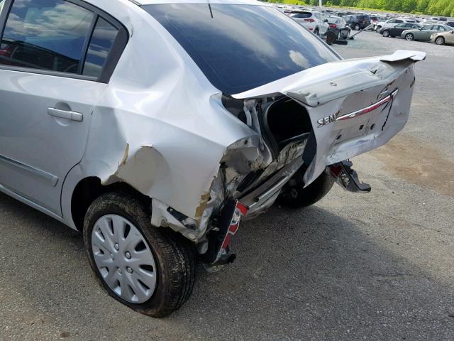 3N1AB6AP8BL658638 - 2011 NISSAN SENTRA 2.0 GRAY photo 9