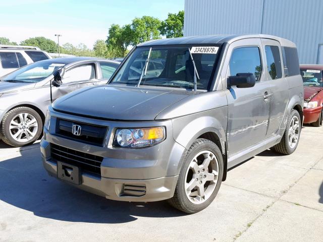 5J6YH18958L004067 - 2008 HONDA ELEMENT SC GRAY photo 2