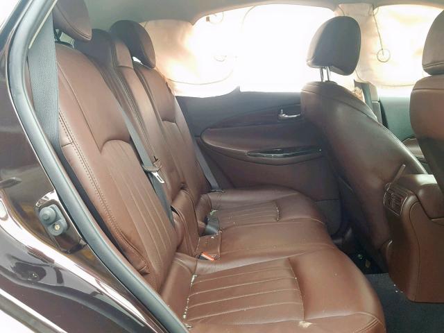 JN1AJ0HR1AM753618 - 2010 INFINITI EX35 BASE MAROON photo 6