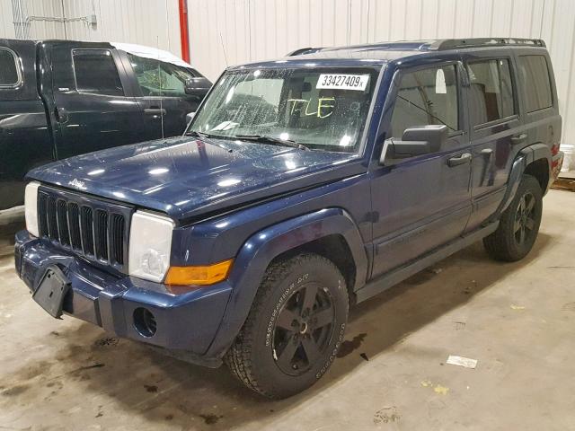 1J8HG48K06C221772 - 2006 JEEP COMMANDER ლურჯი ფოტო 2