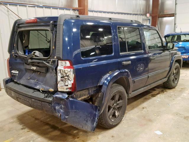 1J8HG48K06C221772 - 2006 JEEP COMMANDER ლურჯი ფოტო 4