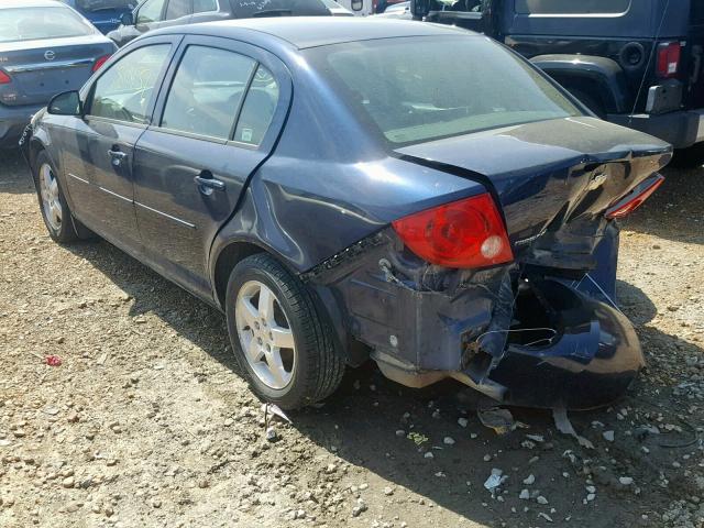 1G1AF5F54A7133543 - 2010 CHEVROLET COBALT 2LT BLUE photo 3