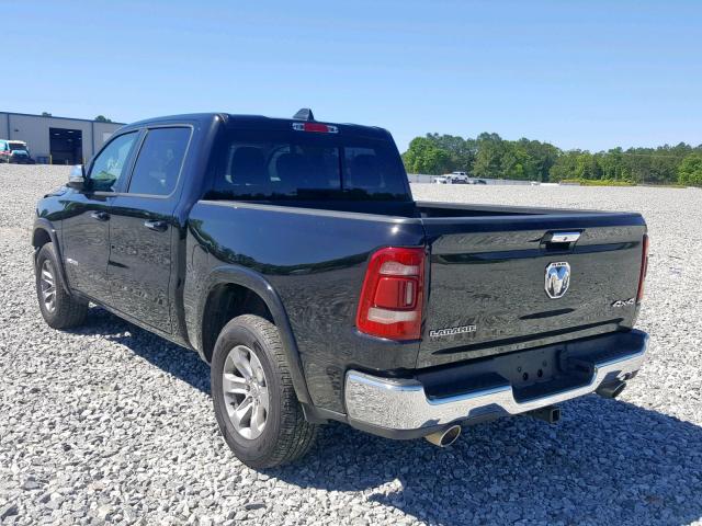 1C6SRFJT4KN701387 - 2019 RAM 1500 LARAM BLACK photo 3