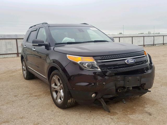 1FM5K8F84EGB94358 - 2014 FORD EXPLORER L BLACK photo 1