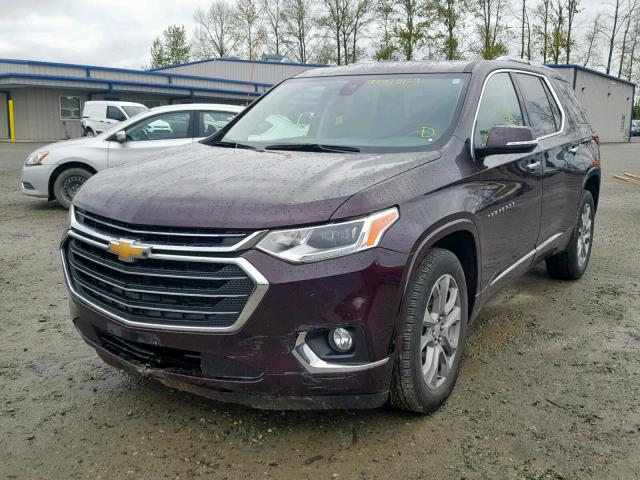 1GNEVJKW7JJ100498 - 2018 CHEVROLET TRAVERSE P BLACK photo 2