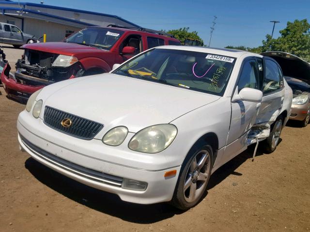 JT8BD69S010129232 - 2001 LEXUS GS 300 WHITE photo 2