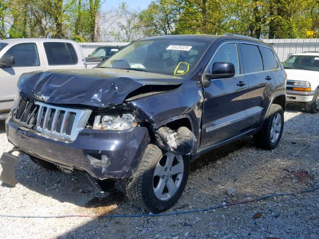 1J4RR4GT3BC509788 - 2011 JEEP GRAND CHER BLACK photo 2