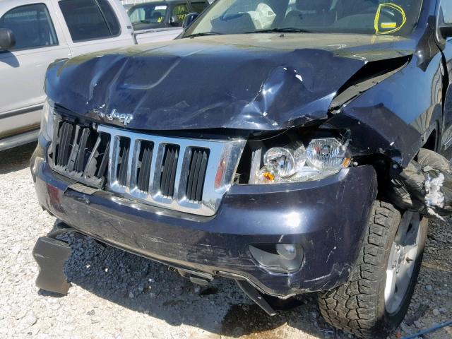 1J4RR4GT3BC509788 - 2011 JEEP GRAND CHER BLACK photo 9