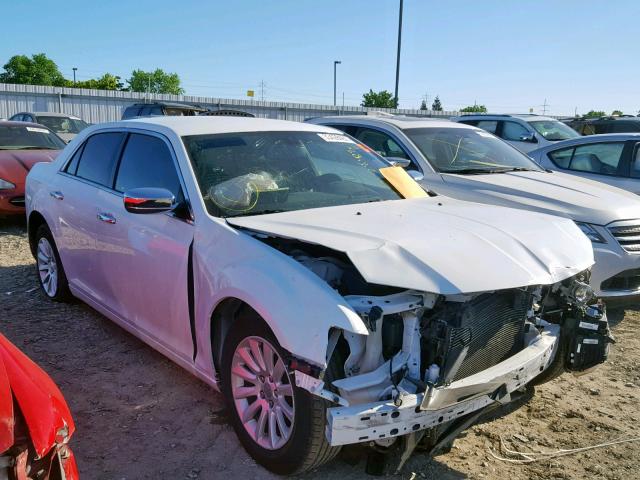 2C3CCAAG8EH377477 - 2014 CHRYSLER 300 WHITE photo 1