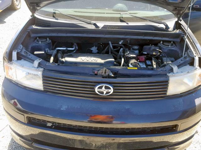 JTLKT324464100724 - 2006 TOYOTA SCION BLUE photo 7