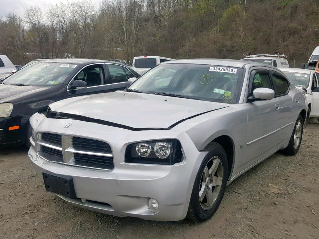 2B3CA3CV0AH127283 - 2010 DODGE CHARGER SX SILVER photo 2