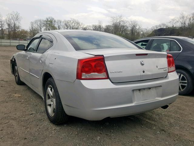 2B3CA3CV0AH127283 - 2010 DODGE CHARGER SX SILVER photo 3