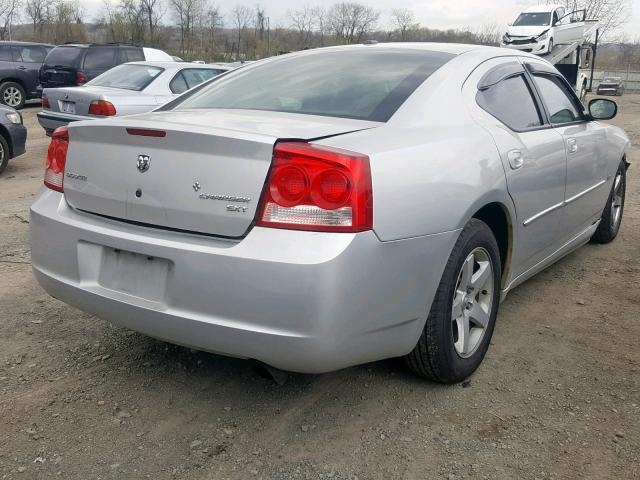 2B3CA3CV0AH127283 - 2010 DODGE CHARGER SX SILVER photo 4