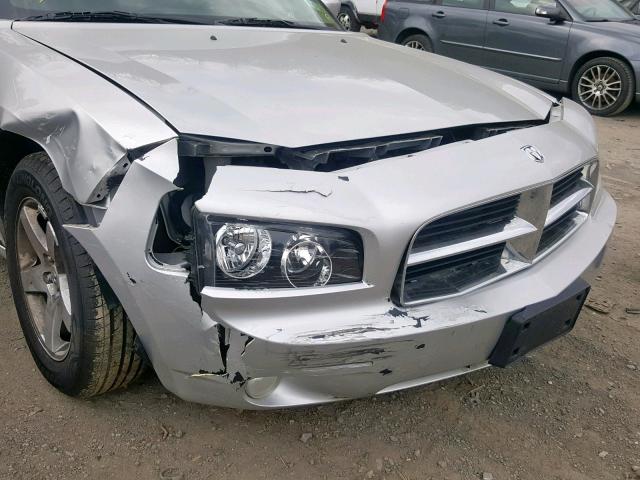 2B3CA3CV0AH127283 - 2010 DODGE CHARGER SX SILVER photo 9