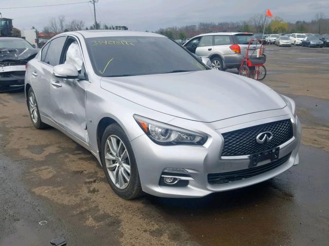 JN1BV7AR0EM693932 - 2014 INFINITI Q50 BASE SILVER photo 1