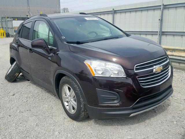 KL7CJLSB4FB152688 - 2015 CHEVROLET TRAX 1LT BURGUNDY photo 1