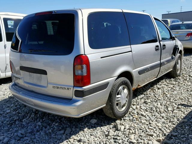 1GNDX03E54D118944 - 2004 CHEVROLET VENTURE SILVER photo 4