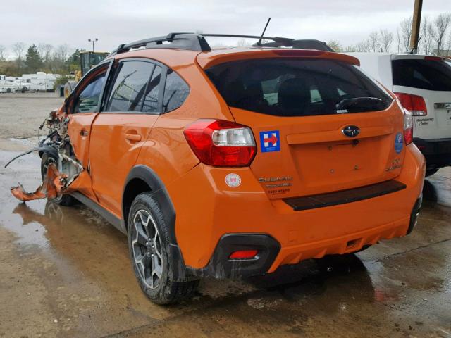 JF2GPACC2E8249576 - 2014 SUBARU XV CROSSTR ORANGE photo 3