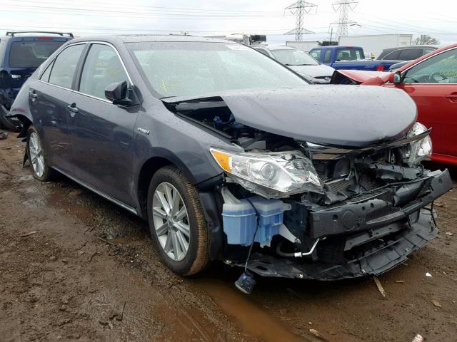 4T1BD1FK6DU073248 - 2013 TOYOTA CAMRY HYBR GRAY photo 1