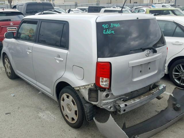JTLZE4FE8B1136994 - 2011 TOYOTA SCION XB SILVER photo 3
