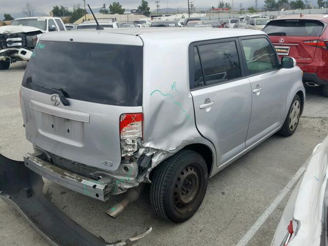 JTLZE4FE8B1136994 - 2011 TOYOTA SCION XB SILVER photo 4