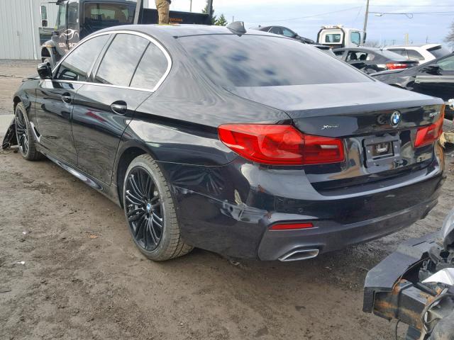 WBAJE7C51JWC55759 - 2018 BMW 540 XI BLACK photo 3