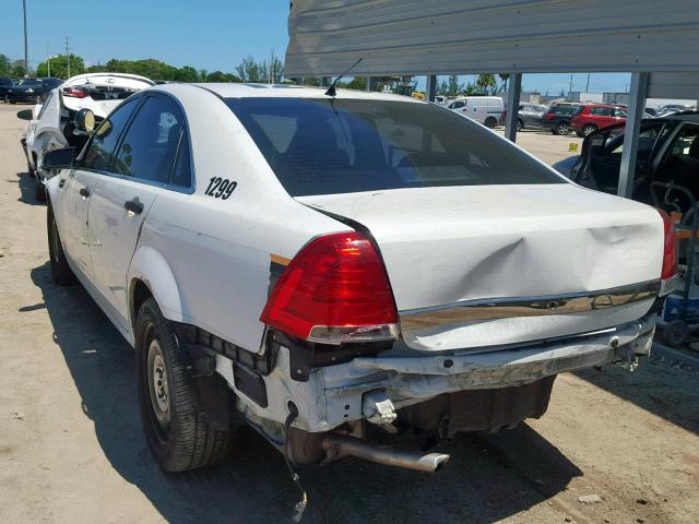 6G1MK5U21DL829616 - 2013 CHEVROLET CAPRICE PO WHITE photo 3