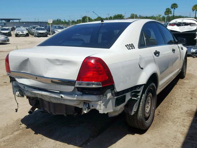 6G1MK5U21DL829616 - 2013 CHEVROLET CAPRICE PO WHITE photo 4