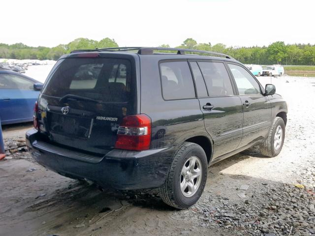 JTEDP21AX70137209 - 2007 TOYOTA HIGHLANDER BLACK photo 4