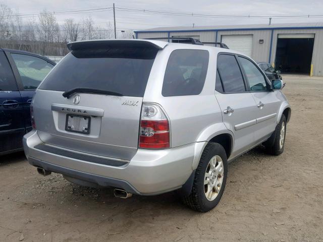 2HNYD18946H535296 - 2006 ACURA MDX TOURIN SILVER photo 4