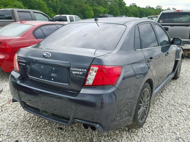 JF1GV7E67CG019572 - 2012 SUBARU IMPREZA WR GRAY photo 4