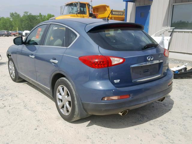 JNKAJ09E38M301994 - 2008 INFINITI EX35 BASE Mavi foto 3