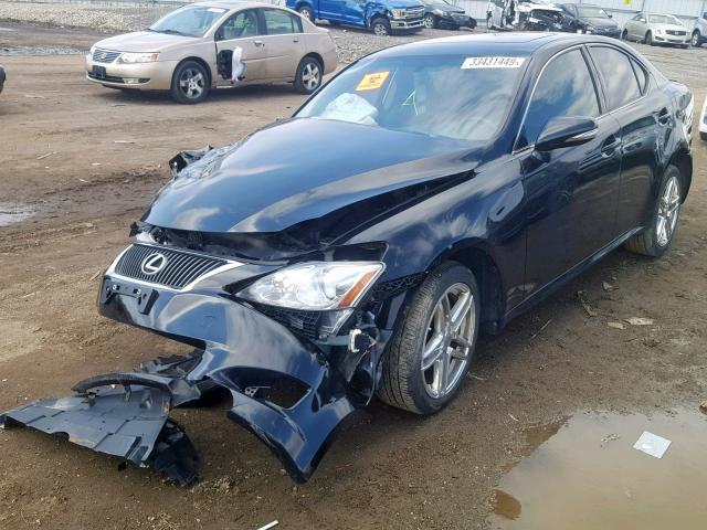 JTHCK262792031290 - 2009 LEXUS IS 250 BLACK photo 2