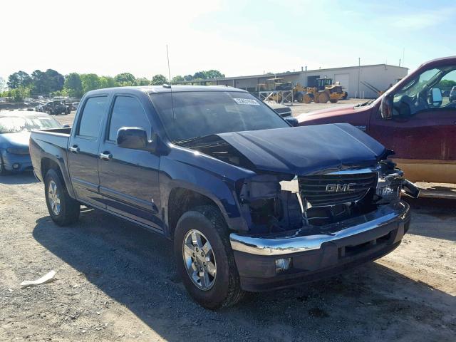 1GTCS139X98126467 - 2009 GMC CANYON BLUE photo 1