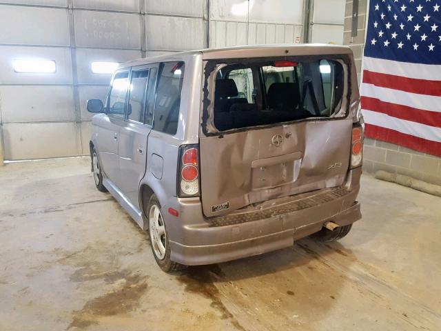 JTLKT324854003606 - 2005 TOYOTA SCION XB 灰色 照片 3
