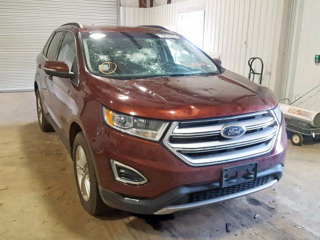 2FMPK3J83GBC65966 - 2016 FORD EDGE SEL BROWN photo 1